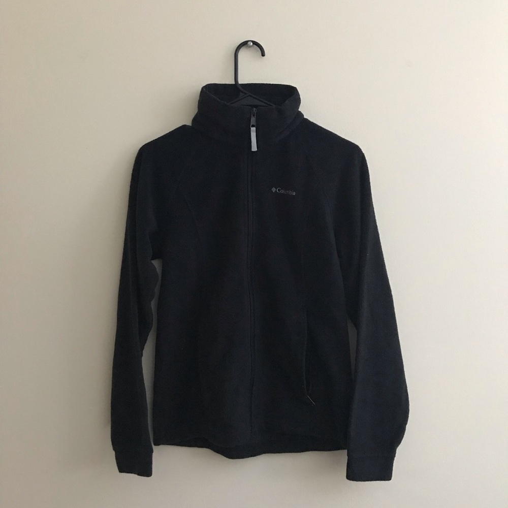 Columbia fleece coat, zip up